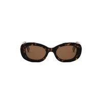 Bvlgari geometric-frame sunglasses - Brown 50