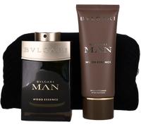 Bvlgari Man Wood Essence By Bvlgari For Men Set: EDP +ASB +Pouch 3.4oz+3.4oz New