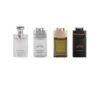 Bvlgari Miniatures For Him Gift Set 5ml Pour Homme EDT + 5ml Man Rain Essence EDP + 5ml Man Wood Essence EDP + 5ml Man In Black EDP