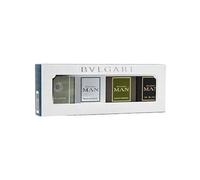 Bvlgari Miniatures For Him Gift Set 5ml Pour Homme EDT + 5ml Man Rain Essence EDP + 5ml Man Wood Essence EDP + 5ml Man In Black EDP
