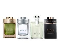 BVLGARI MINIATURES FOR HIM GIFT SET 5ML EDT + 5ML RAIN ESSENCE EDP + 5ML WOOD ES