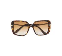 Bvlgari oversize-frame tinted sunglasses - Brown 55
