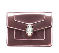 Bvlgari Preloved Elegant Flap Handbag With Statement Hardware Shoulder Bag - In Pink Pink One Size