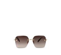 Bvlgari Serpenti Forever square-frame sunglasses - Gold 58