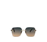 Bvlgari Serpenti Forever square-frame sunglasses - Gold 58