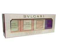Bvlgari Miniatures Gift Set 5ml Rose Goldea Blossom Delight EDP + 5ml Rose Goldea Blossom Delight EDT + 5ml Omnia Crystalline EDT + 5ml Omnia Amethyste EDT
