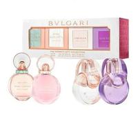 Bvlgari Miniatures Gift Set 5ml Rose Goldea Blossom Delight EDP + 5ml Rose Goldea Blossom Delight EDT + 5ml Omnia Crystalline EDT + 5ml Omnia Amethyste EDT