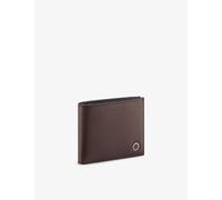 Bvlgari Womens Bvlgari Man Hipster Leather Compact Wallet Brown 1 Size