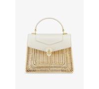 Bvlgari Womens Bvlgari Serpenti Forever Leather Top-Handle Bag White 1 Size
