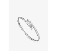Bvlgari Womens Bvlgari Serpenti Viper 18ct White-Gold and 0.47ct Diamond Bracelet White Gold 21cm
