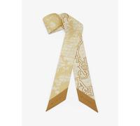 Bvlgari Womens Gold Logo Bouquet Graphic-print Silk-twill Scarf 1 Size