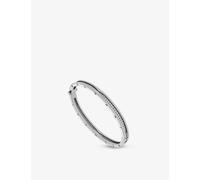 Bvlgari Womens White Gold B.zero1 18ct White-gold and 1.41ct Round-cut Bangle Bracelet S