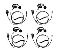BVMAG G Shape Headset with PTT Mic Compatible for Cobra Microtalk Cxt195 PX655 Cx112 PX650 ACXT1035r ACXT145 ACXT545 RX385 RX685 Two Way Radio 4Pack