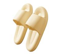 Bvn5kQ3dy Shower Slipper Comfy Shower Slippers Unisex Lightweight Non Slip House Slides Indoor Outdoor Summer Pool Beach Sandals(Yellow,Alpha Medium)
