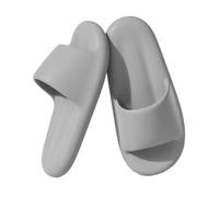 Bvn5kQ3dy Shower Slipper Shower Cloud Slides for Women and Men Non-Slip Thick Sole Slippers Soft Lightweight Bath Shoes for Indoor & Outdoor(Light Grey,Alpha Medium)