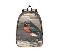 BVNMT Canvas Backpack Large Capacity Lightweight Laptop Backpack Barn swallow in graphite Travel Work Rucksack Hiking Daypack