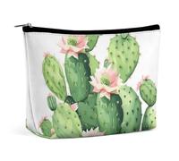 BVNMT Makeup Bag Portable Cosmetic Bag Large Capacity Travel Makeup Bag Storage Bag Amazing Basketball Court Printed Toiletry Bag Suitable for Women And Girls, Green, One Size