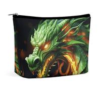 BVNMT Makeup Bag Portable Cosmetic Bag Large Capacity Travel Makeup Bag Storage Bag Chicken Duck Printed Toiletry Bag Suitable for Women And Girls, Chinese Dragon, One Size