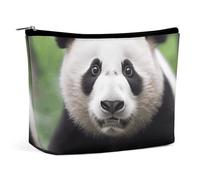 BVNMT Makeup Bag Portable Cosmetic Bag Large Capacity Travel Makeup Bag Storage Bag Cupcake Printed Toiletry Bag Suitable for Women And Girls, cute panda bear, One Size
