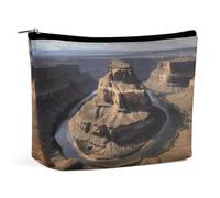 BVNMT Makeup Bag Portable Cosmetic Bag Large Capacity Travel Makeup Bag Storage Bag Texas Bluebonnets Scenery Printed Toiletry Bag Suitable for Women And Girls, Grand Canyon Arizona, One Size