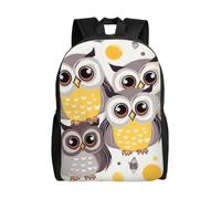 BVNMT Travel Laptop Backpack for Men Women,16 Inch Work Business Backpack | Laptop Bag Lightweight Heavy Duty Travel Rucksack Animal Cartoon Owls Cute Water Resistant Computer Bag