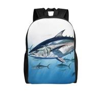 BVNMT Travel Laptop Backpack for Men Women,16 Inch Work Business Backpack | Laptop Bag Lightweight Heavy Duty Travel Rucksack Bluefin Tuna Thunnus Water Resistant Computer Bag