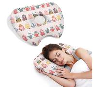 BVOKQUC Ear Piercing Pillow for Side Sleepers with Washable Cover Pillows with Holes for Ear Pain,Donut Pillow for Adults CNH Ear Pain Relief Pressure Sores Ear Pillow with Hole in Center