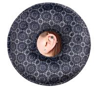 BVOKQUC Ear Piercing Pillow for Side Sleepers with Washable Cover Pillows with Holes for Ear Pain,Donut Pillow for Adults CNH Ear Pain Relief Pressure Sores Ear Pillow with Hole in Center