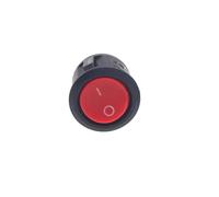 BVOWETF Starter Button 5/20pcs KCD1 Round Rocker Switch 2Pin ON-OFF 10A/125VAC SPST 23mm Car Push Button Switches momentary power switch(2Pin Red,100PCS)