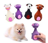 BVSPA Latex Dog Toys Elephant Donkey Cow Rubber Vocal Toys Toys Chew Squeaky Toy Latex Interactive Teeth Sound Cleaning Resistant E7R6