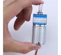 BVTUCMDY 12V 24V 24MM Brushless DC Planetary Gear Motor Shaft Diameter 4mm 6mm Adjustable Speed Can CW CCW(24V Motorand bracket,4mm 12rpm)