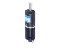 BVTUCMDY 12V 3.5W 24V 4W DC Planetary Gear Motor Diameter 24mm MY24GP-370H Electric Engine Low Speed Motor(4mmMotor and bracket,12V 19RPM)