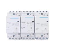 BVTUCMDY AC Contactor CT1 CT1-25 16A 20A 25A 4P 220V 230V 50 Or 60HZ Din Rail Household 1Pcs(4NC-16A)