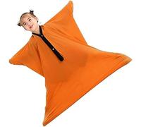 BVVINC Sensory Compression Single Bed Sheet - For Children With Autism & Anxiety - Sleep Aids For Kids (Color : Orange, Size : L)