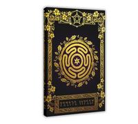 BVXHZOTB Tarot Card Hecate Wheel Wicca Canvas Poster Wall Art Decor Print Picture Paintings for Living Room Bedroom Decoration 24x36inch(60x90cm)