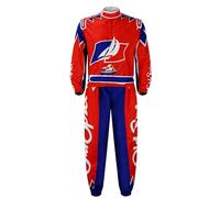 Bvxmsel Ricky Bobby Costume Adult Talladega Racing Car Costume Hat Jacket Pants Set Halloween Nights Outfits for Men Women L