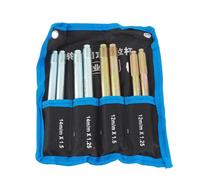 Bvznmilhd 8Pcs Wheel Alignment Pin Metal Wheel Hanger Positioning Guide, Wheel Stud Alignment Pin Set with Four Sizes, Balancing Tools for Changing Tires on Cars with Lug Bolts