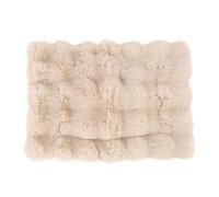 Bvznmilhd Fluffy Pet Bed Mat, Ultra Soft Plush Dog Kennel Pad, Keep Warm Comfortable Pet Sleeping Mat with Bubble Plush Material, for Dogs Cats Small Pets Indoor Outdoor Use (2XL)