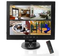 BW 12 inch CCTV TFT LCD Monitor CCTV Monitor Computer Monitors with AV/HDMI/BNC/VGA Input PC CCTV Camera Security DVR Systems (Highlight LED/CCFL Lamps, 450cd/M2, 800 * 600 Resolution)