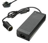 BW 12V 10A Power Supply Adapter Car Cigarette Lighter Adapter Socket Splitter AC to DC Adapter 110V-240V Car Power Charger Converter