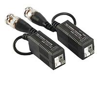 BW 1Pairs High Definition BNC to UTP Cat5/5e/6 Video Balun HD Transceivers Adapter Transmitter Support 720P/1080P AHD/CVI/TVI CCTV Camera