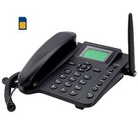 BW 2.4'' Wireless Quadband GSM Classic Desk TelePhone telephone handset For Business or family (especially for older folk) - Black
