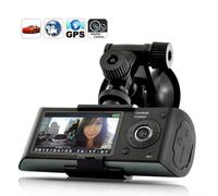 BW 2.7" TFT DUAL CAMERA CAR DVR GPS LOGGER G-SENSOR VEHICLE SYNCHRONOUS RECORDER