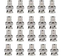 BW 20 pieces BNC Male to RCA Female Adaptor for Security CCTV Camera System
