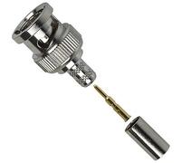 BW 30pcs BNC Male Crimo-on Crimo on Connectors Plugs RG59 for CCTV Camera Connect Anpwoo BNC Communication Converter Sercurity IPC