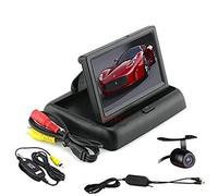BW® 4.3 Inch Foldable Color Car Rear View Monitor + Car Rear View System Wireless Waterproof CCD Backup Camera