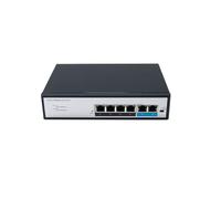BW 4-ports 10/100Mbps PoE Switch with 2X100Mbps Uplink, Designed for Wifi AP and IP Security camera.VoIP etc
