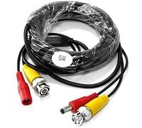 BW 5M / 16.4 Feet BNC Video Power Cable For CCTV Camera DVR Security System - Cable type: 0.2mm?, Cable OD: 4.0mm