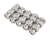 BW 5x BNC Male to Male Coaxial Coupler Straight Adapter Connector M/M