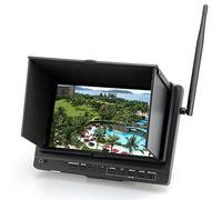 BW® 7 Inch HD PFV Monitor - Wireless 5.8GHz, 32 Channels Receiver DVR, 700:1 Contrast Ratio, 1024X600 Resolution, HDMI, SD Card Slot